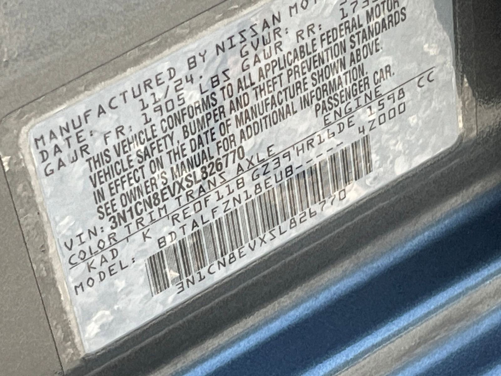 Used 2025 Nissan Versa SV FWD image 29