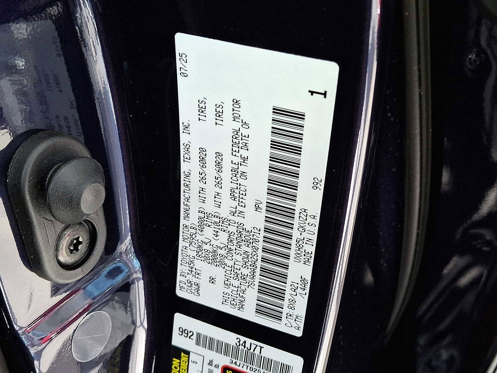 New 2025 Toyota Sequoia Platinum image 18