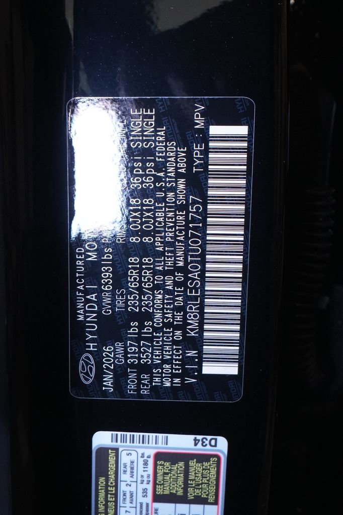 New 2026 Hyundai Palisade SEL image 45