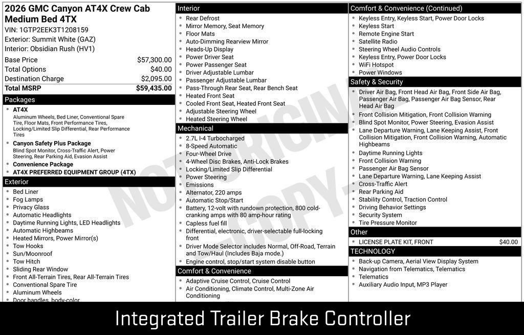 New 2026 GMC Canyon AT4X AWD/4WD image 57