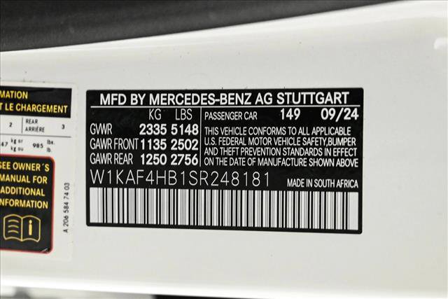 Certified 2025 Mercedes-Benz C 300 4MATIC Sedan image 26