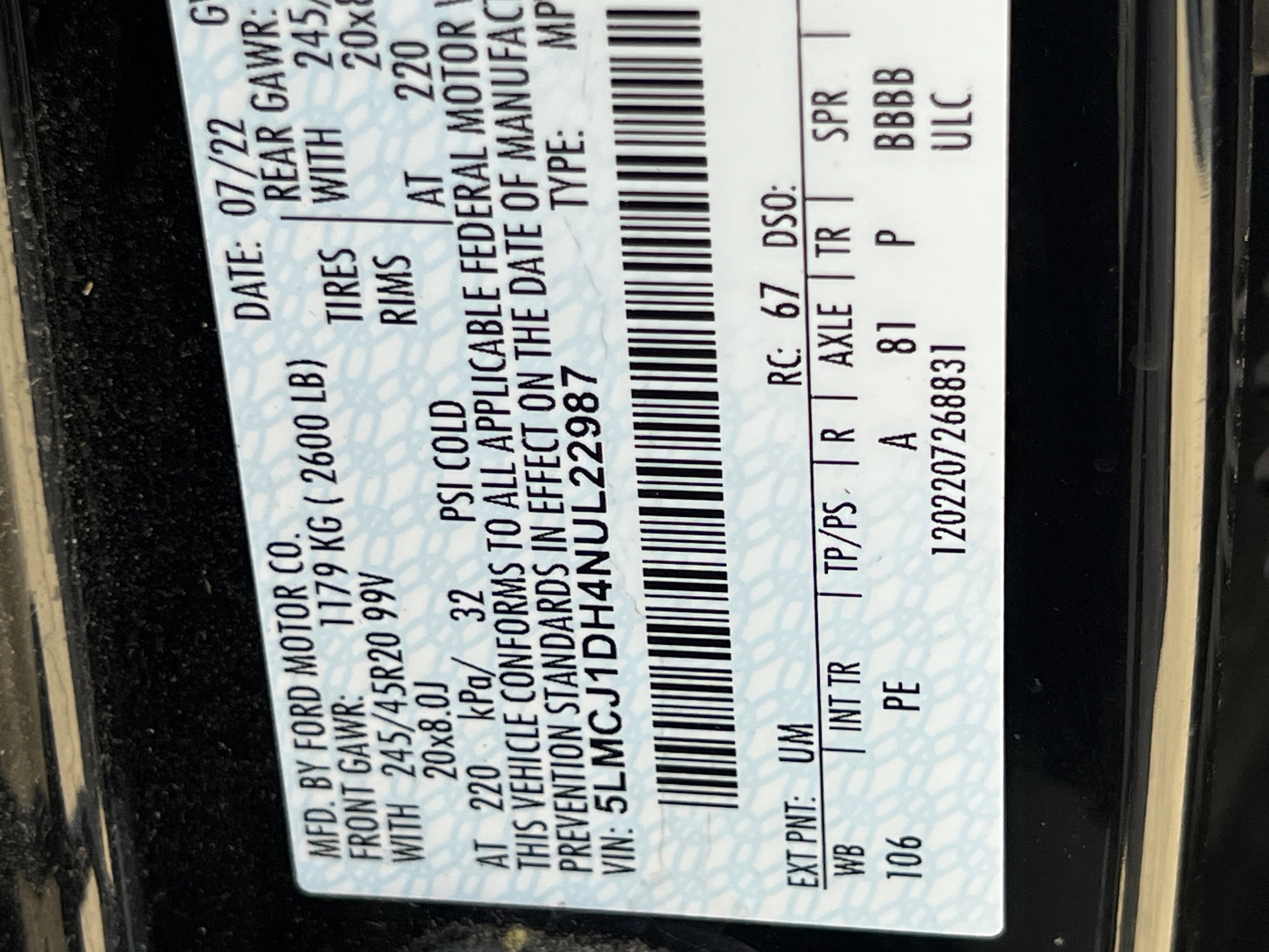 Used 2022 Lincoln Corsair AWD w/ Premium Package image 61