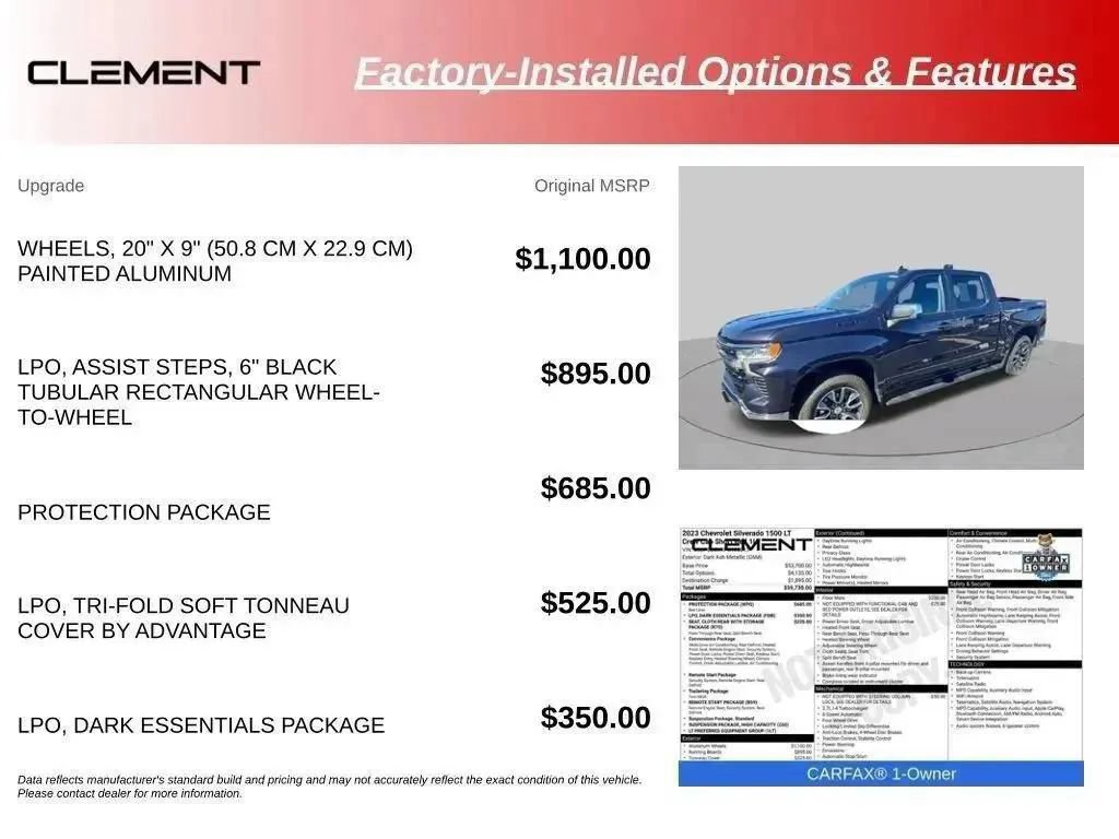 Used 2023 Chevrolet Silverado 1500 LT w/ Protection Package AWD/4WD image 42