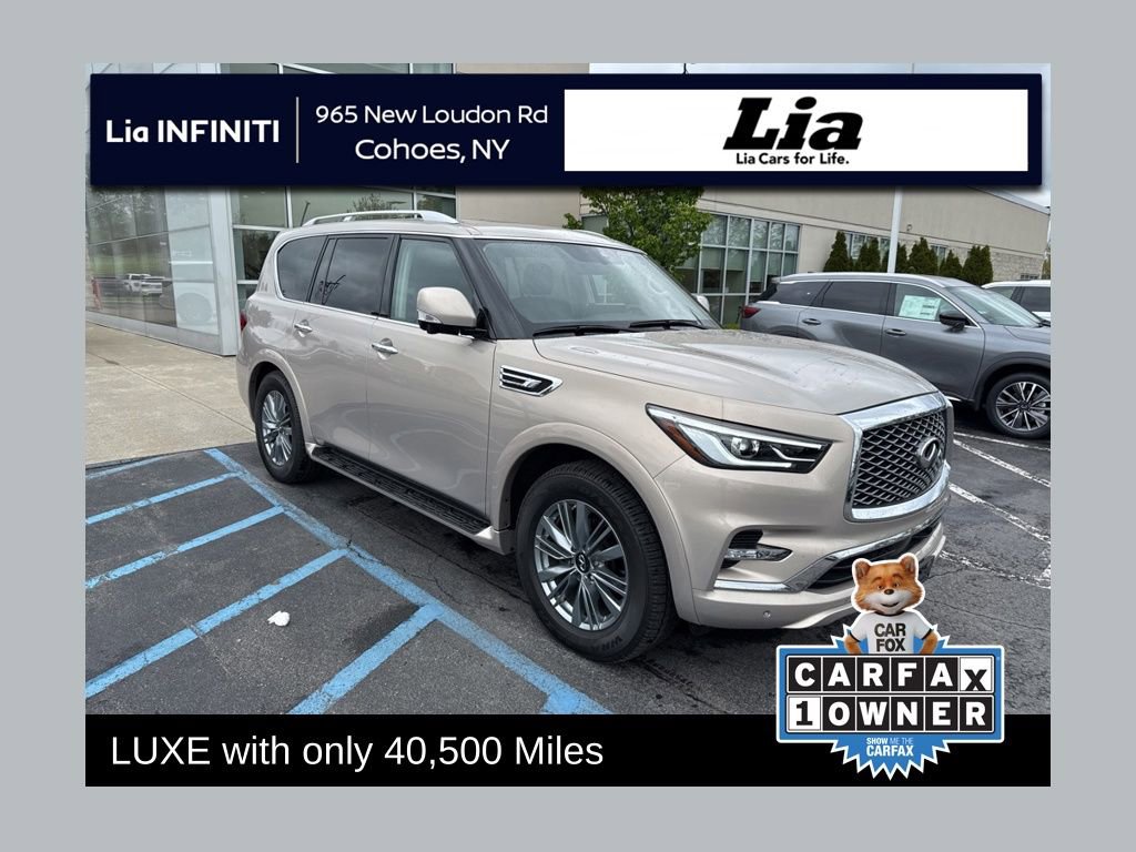 Certified 2022 INFINITI QX80 Luxe w/ Cargo Package AWD/4WD image 1