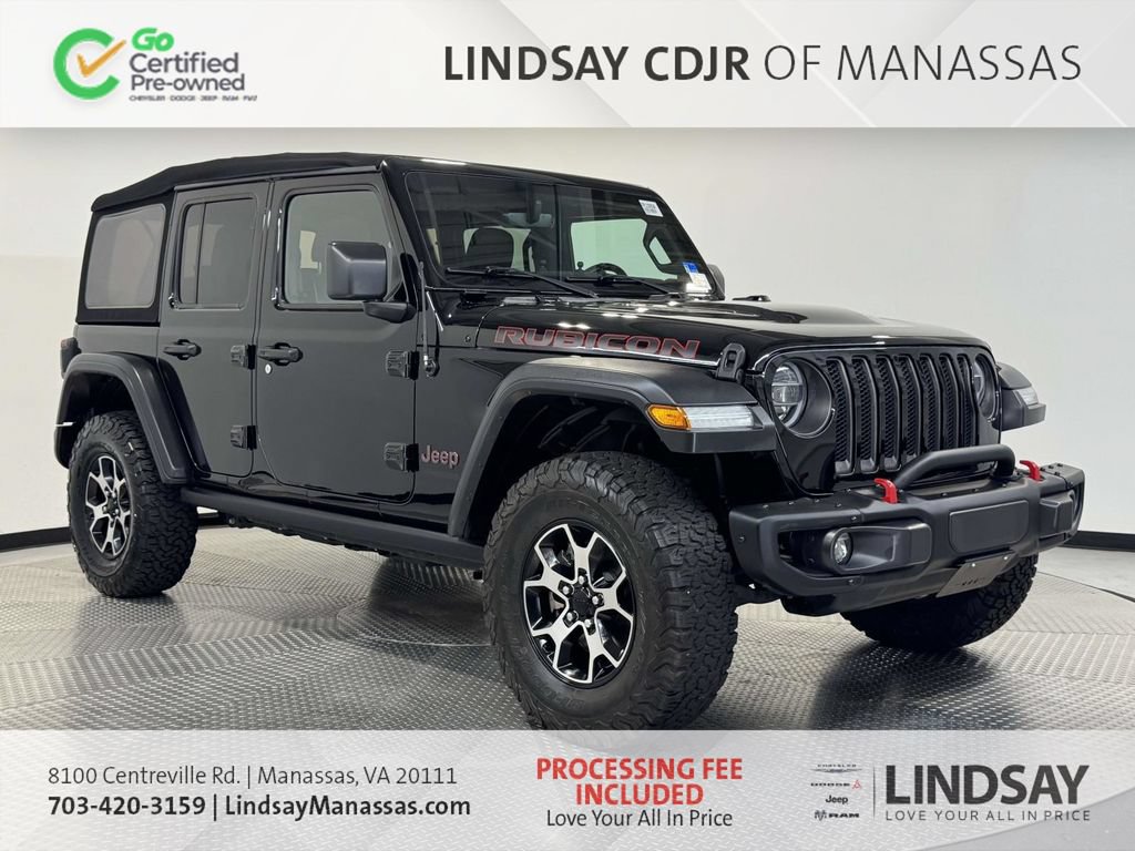 Certified 2020 Jeep Wrangler Unlimited Rubicon