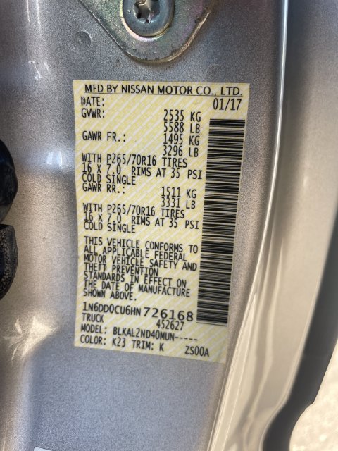 Used 2017 Nissan Frontier SV RWD image 27