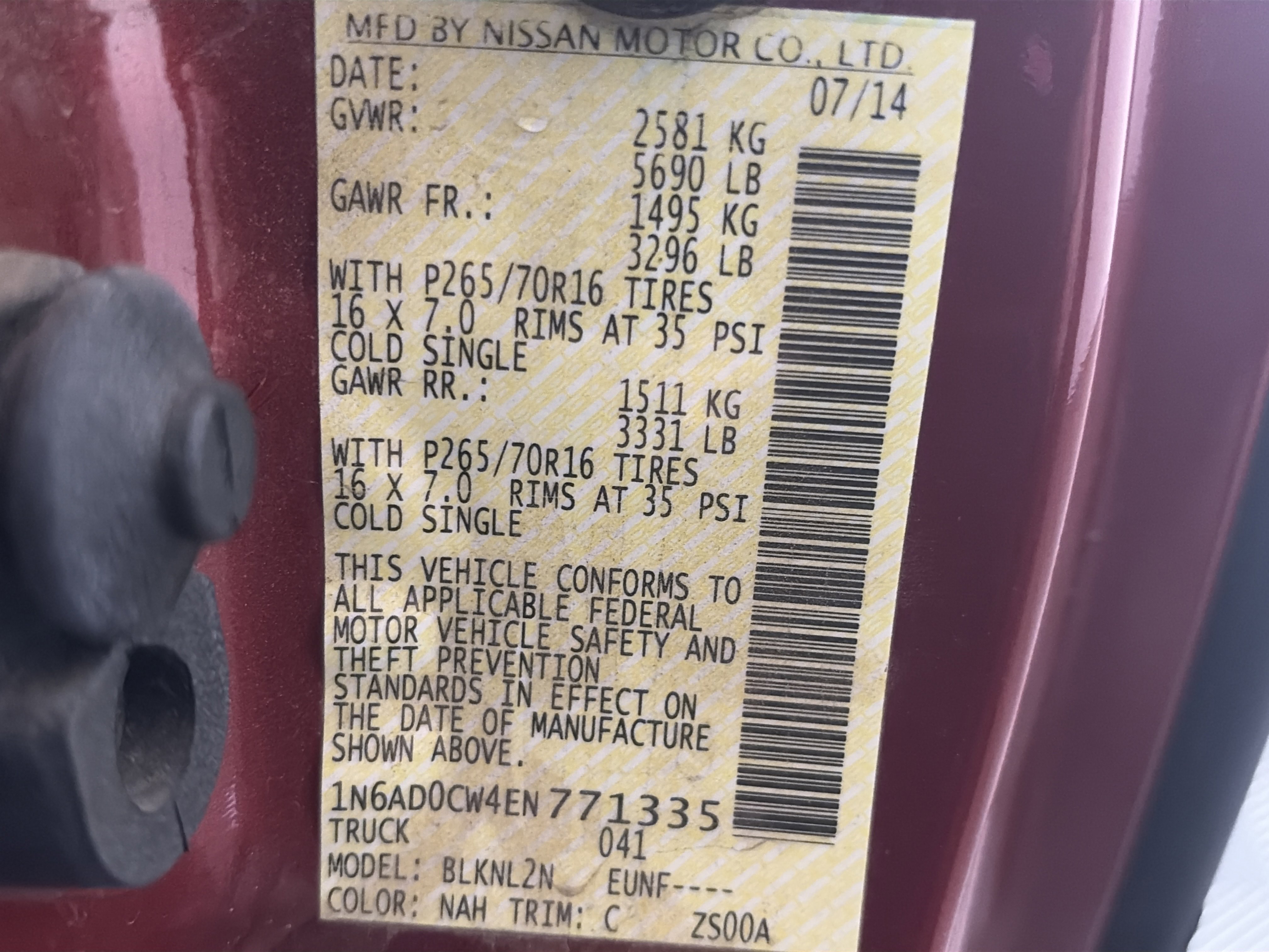 Used 2014 Nissan Frontier SV w/ SV Value Truck Package image 33