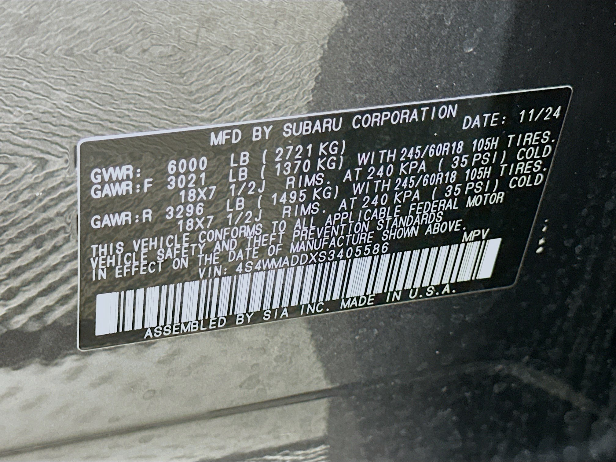 Used 2025 Subaru Ascent Premium AWD/4WD image 12