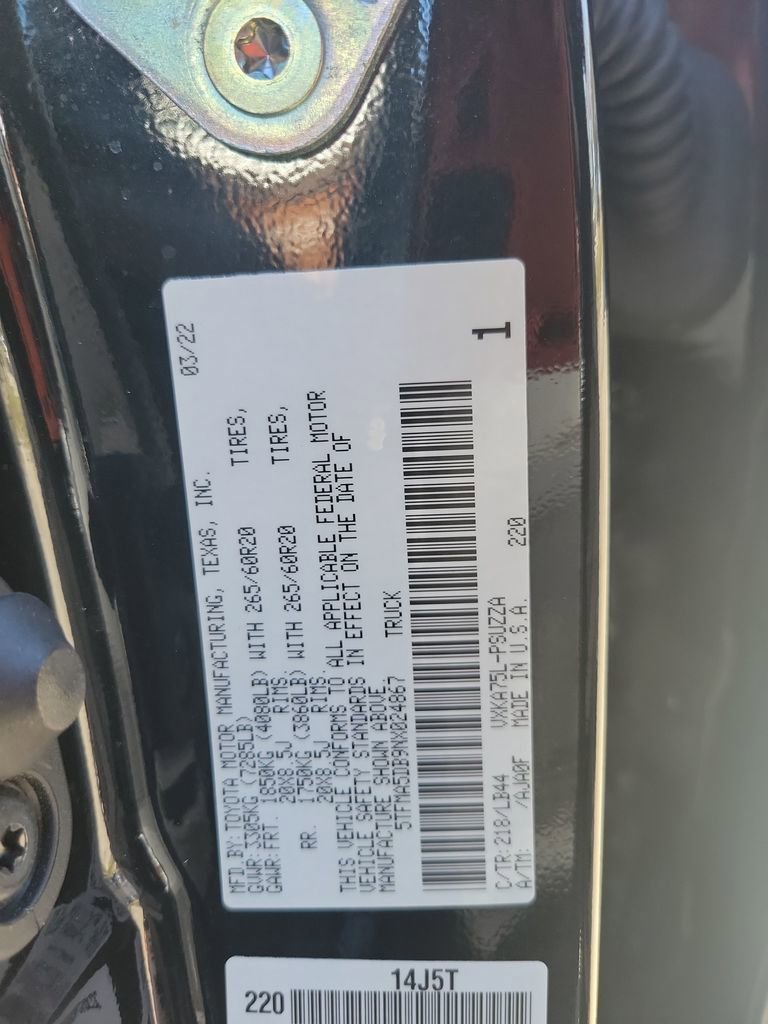 Used 2022 Toyota Tundra 1794 Edition image 40