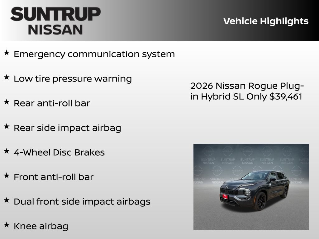 New 2026 Nissan Rogue SL AWD/4WD image 16