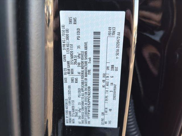Certified 2023 Ford F150 XLT w/ Equipment Group 302A High AWD/4WD image 23