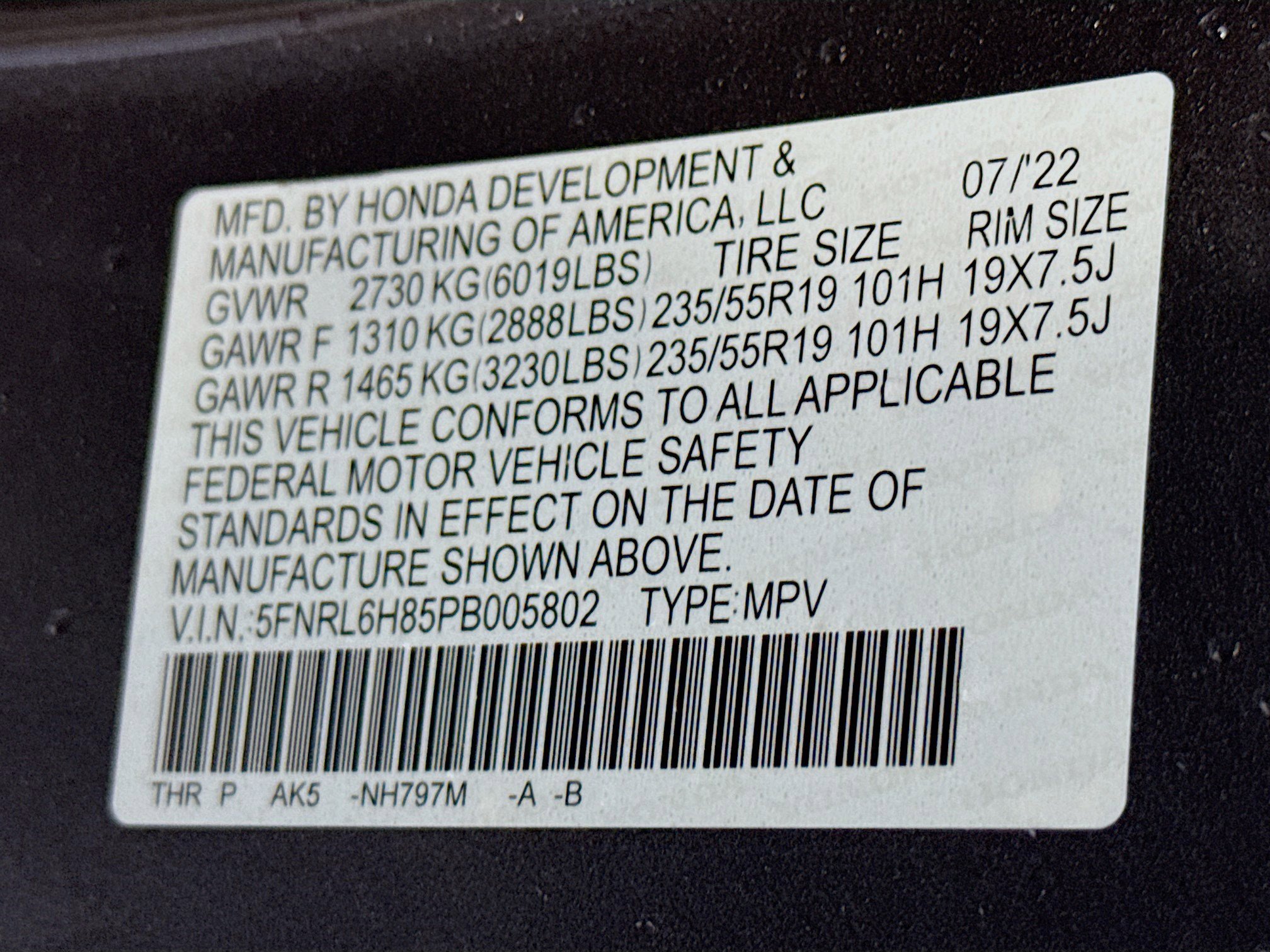 Used 2023 Honda Odyssey Touring image 38