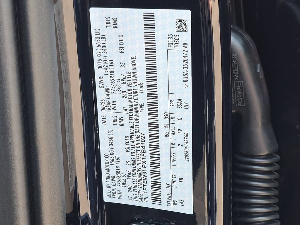 New 2026 Ford F150 XLT w/ Equipment Group 302A MID AWD/4WD image 24