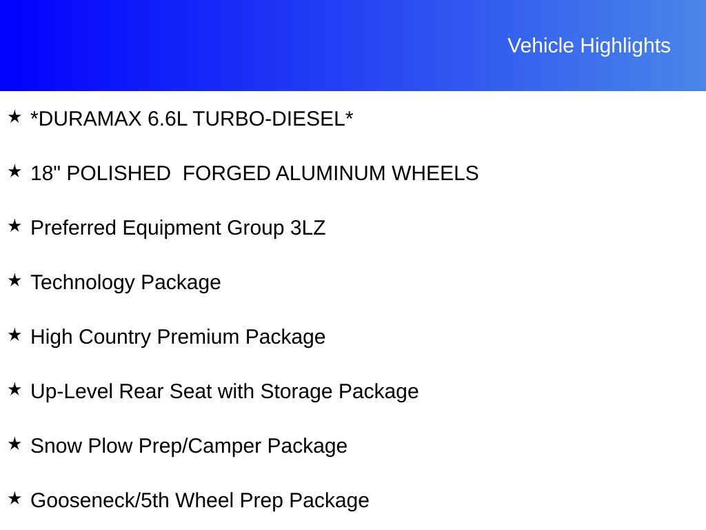 New 2026 Chevrolet Silverado 3500 High Country w/ High Country Premium Package AWD/4WD image 9