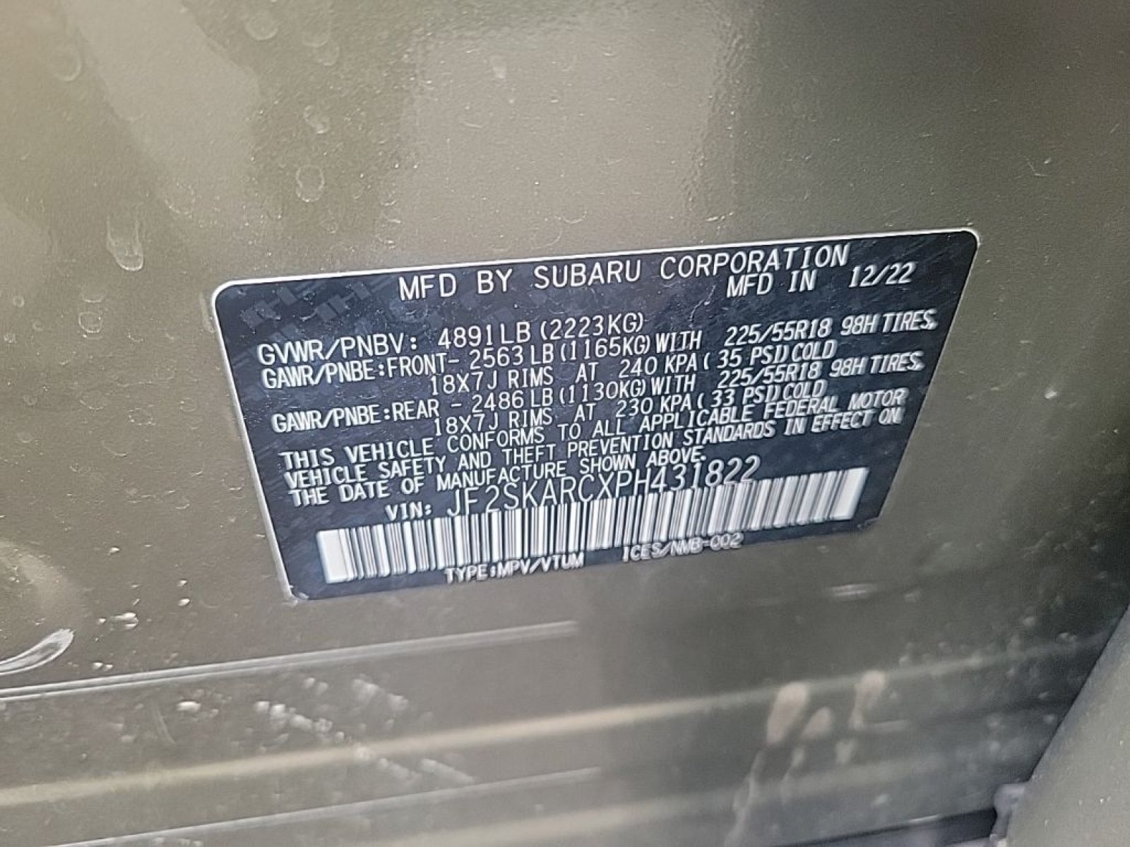 Used 2023 Subaru Forester Touring AWD/4WD image 12