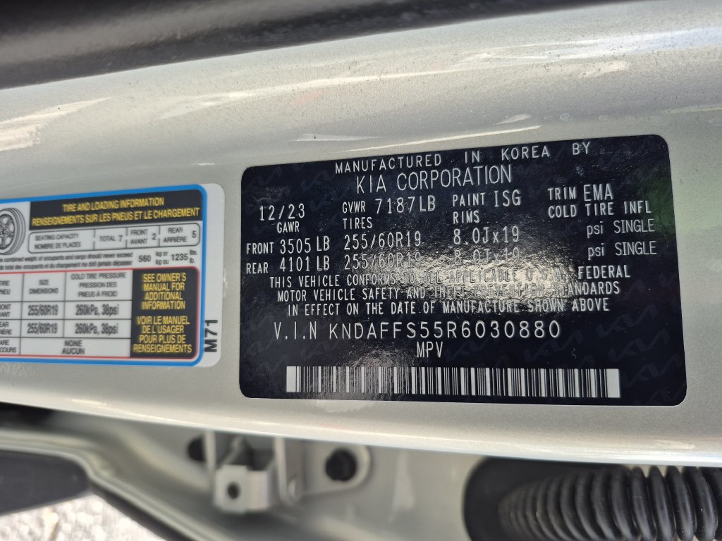 Certified 2024 Kia EV9 Wind AWD/4WD image 25