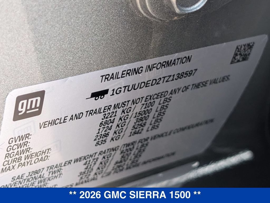 Used 2026 GMC Sierra 1500 SLT AWD/4WD image 39