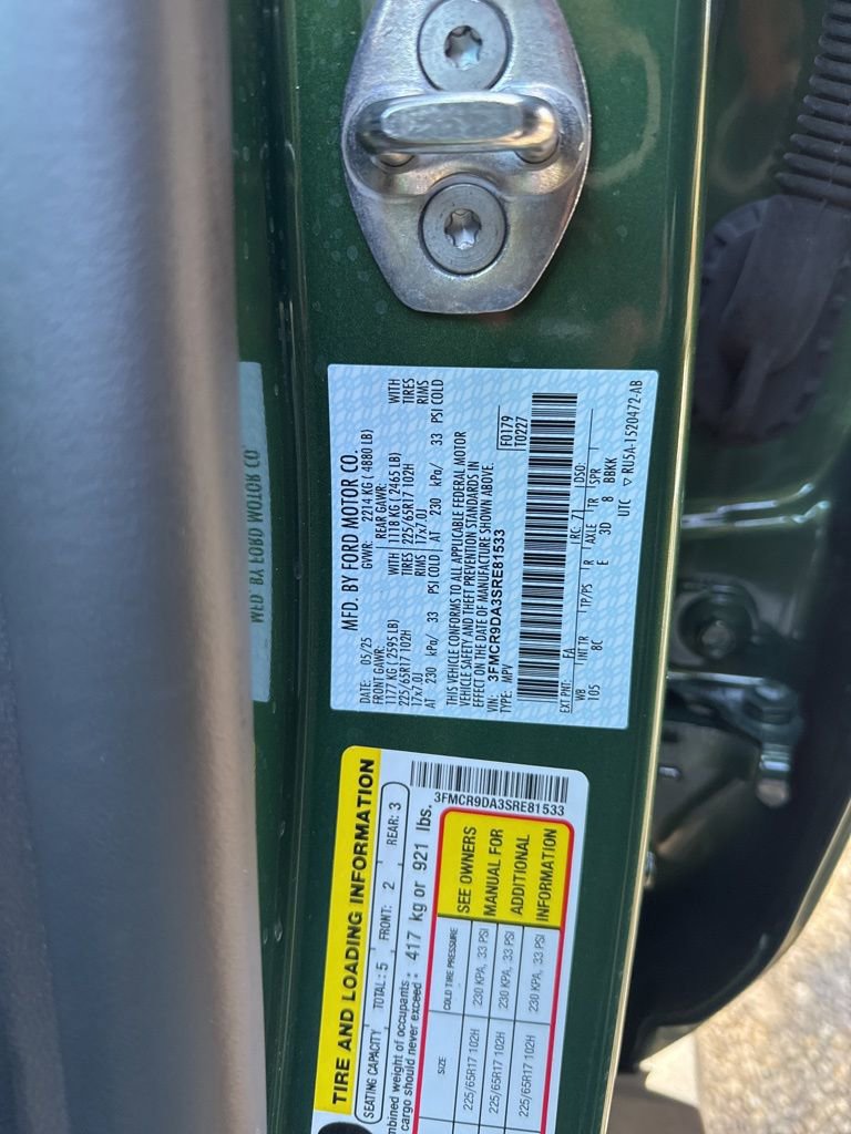 Used 2025 Ford Bronco Sport Badlands image 13