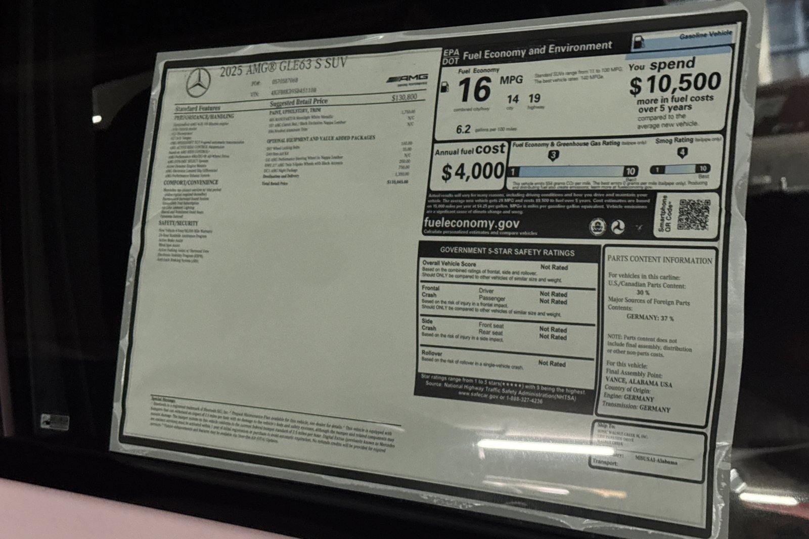 Certified 2025 Mercedes-Benz GLE 63 AMG S image 28