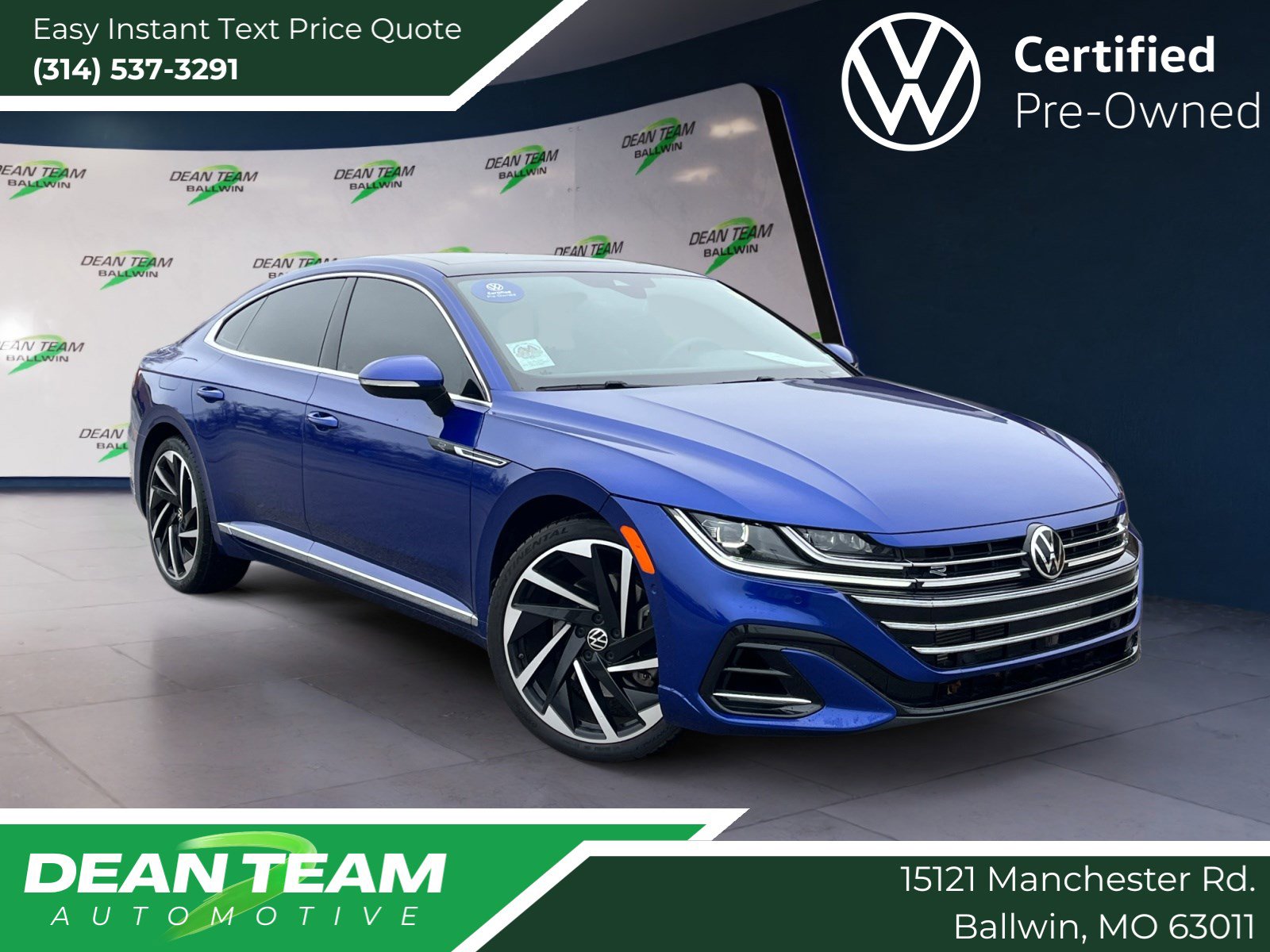 Certified 2021 Volkswagen Arteon SEL Premium