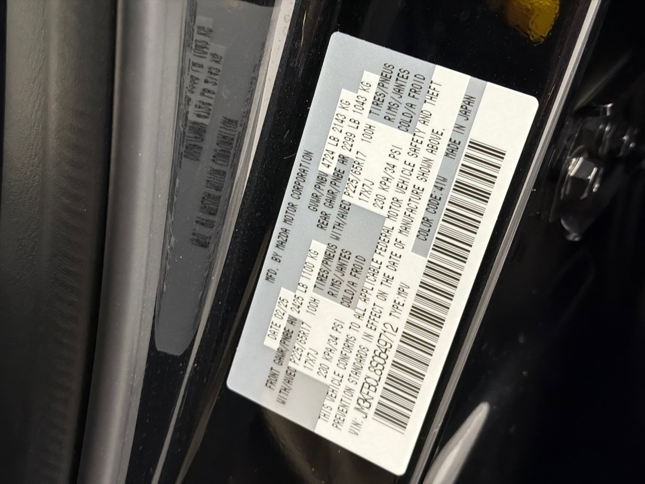 Certified 2025 MAZDA CX-5 AWD 2.5 S w/ Preferred Package image 34