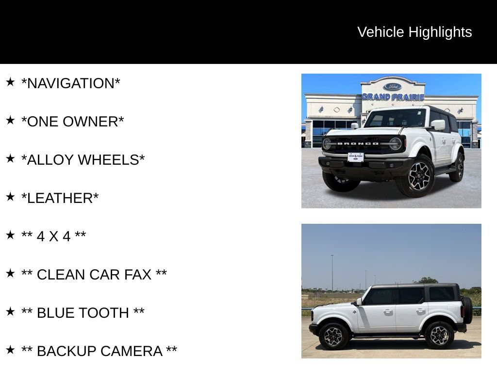 Certified 2025 Ford Bronco Outer Banks AWD/4WD image 4