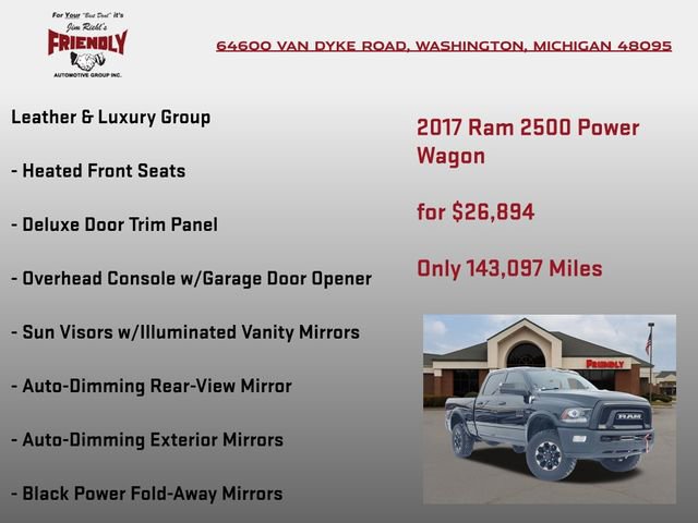 Used 2017 RAM 2500 Power Wagon w/ Leather & Luxury Group image 5