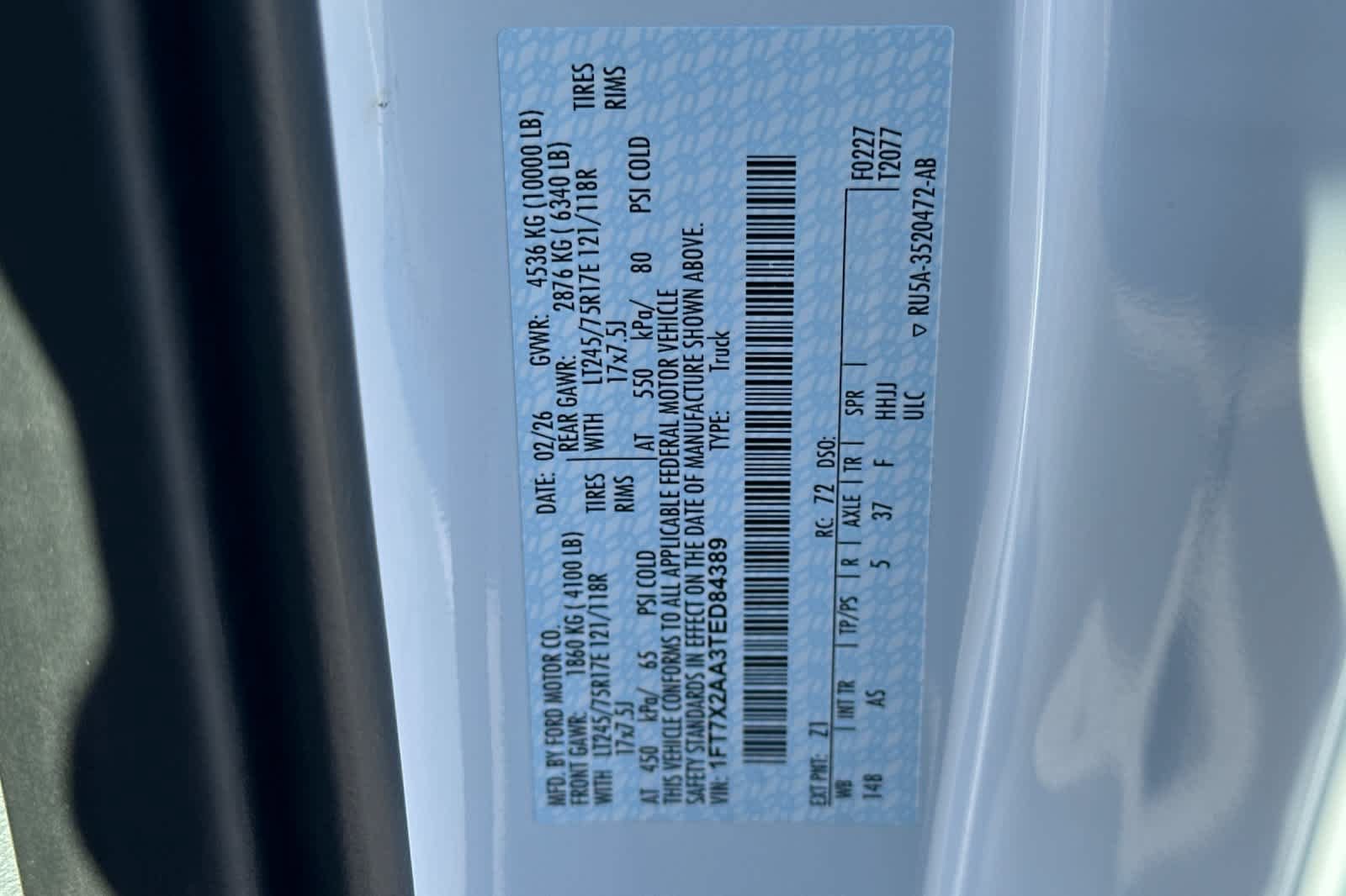 New 2026 Ford F250 XL w/ XL Chrome Package RWD image 27