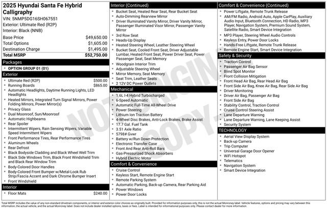 Used 2025 Hyundai Santa Fe Calligraphy image 33