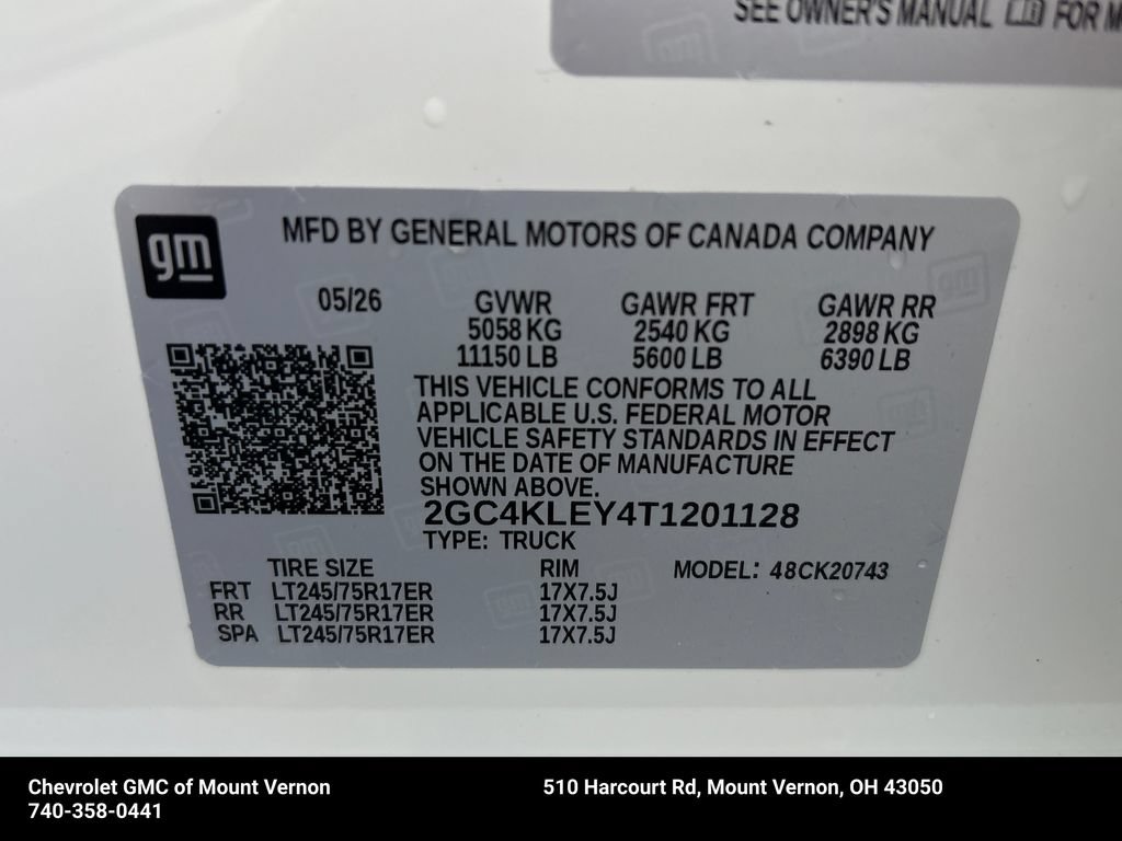 New 2026 Chevrolet Silverado 2500 W/T AWD/4WD image 29