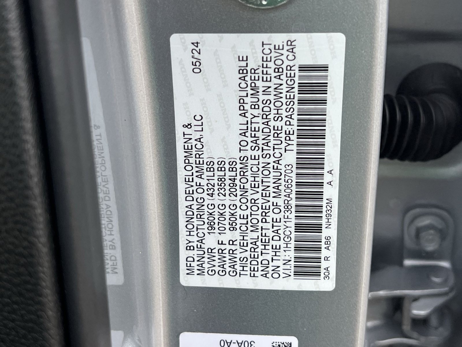 Used 2024 Honda Accord EX image 40