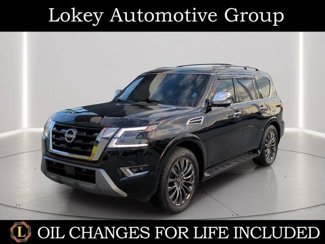 Certified 2023 Nissan Armada Platinum w/ Captain's Chairs Package RWD image 1