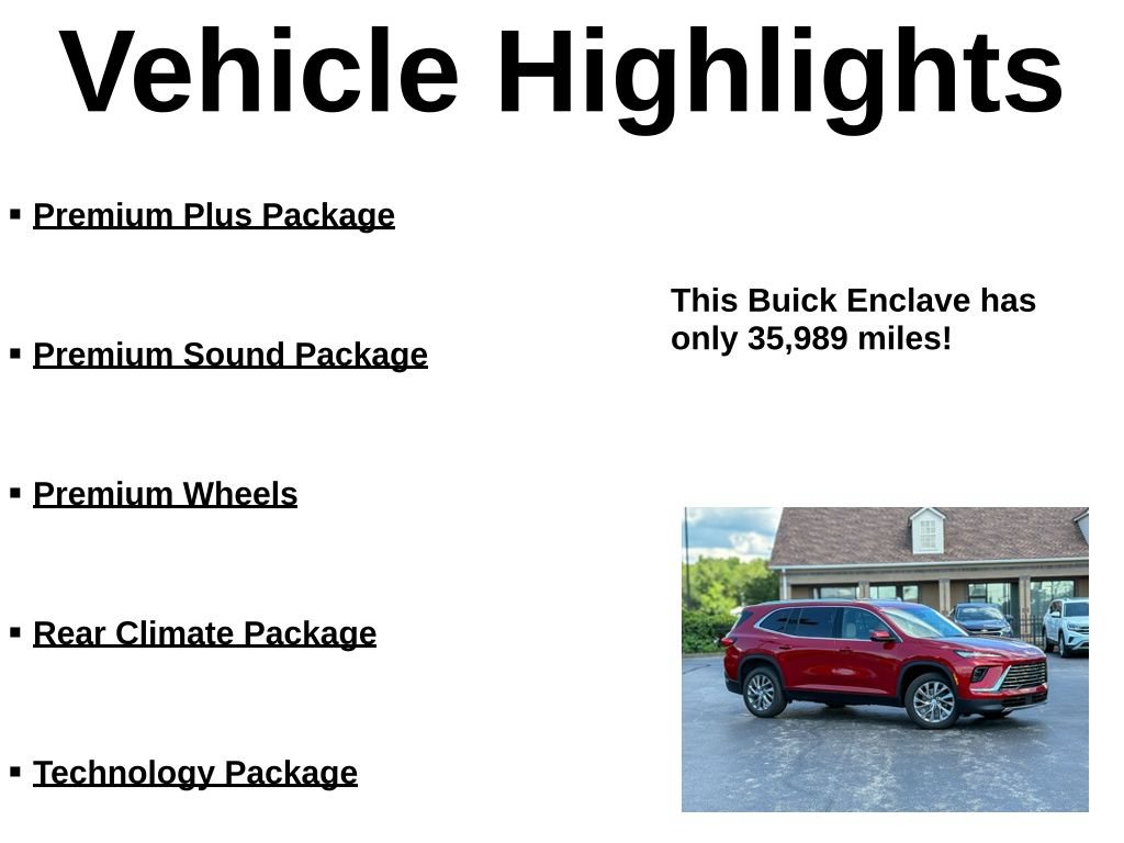 Used 2025 Buick Enclave Preferred w/ Power Package FWD image 43