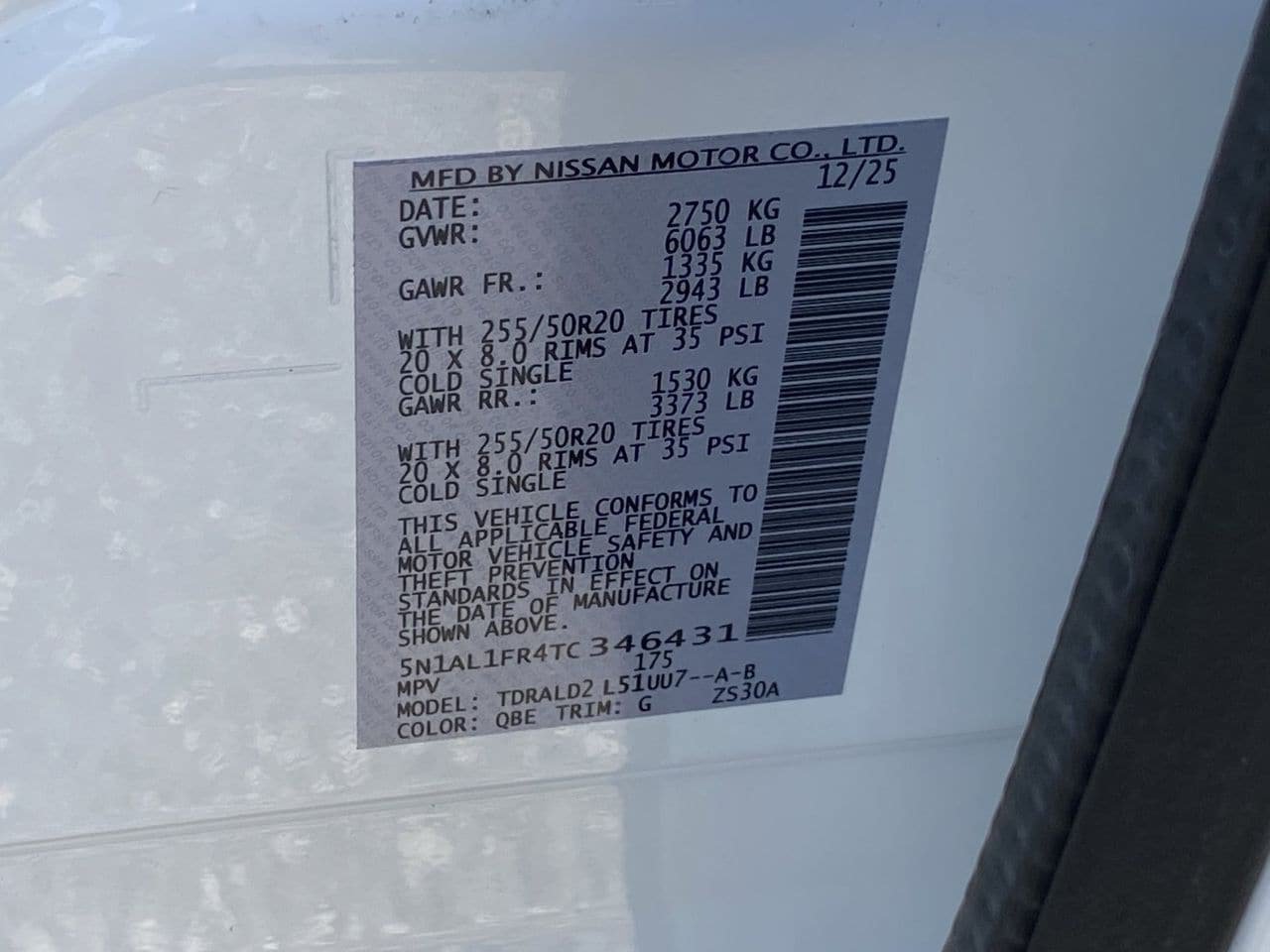 Certified 2026 INFINITI QX60 Luxe w/ Cargo Package FWD image 35