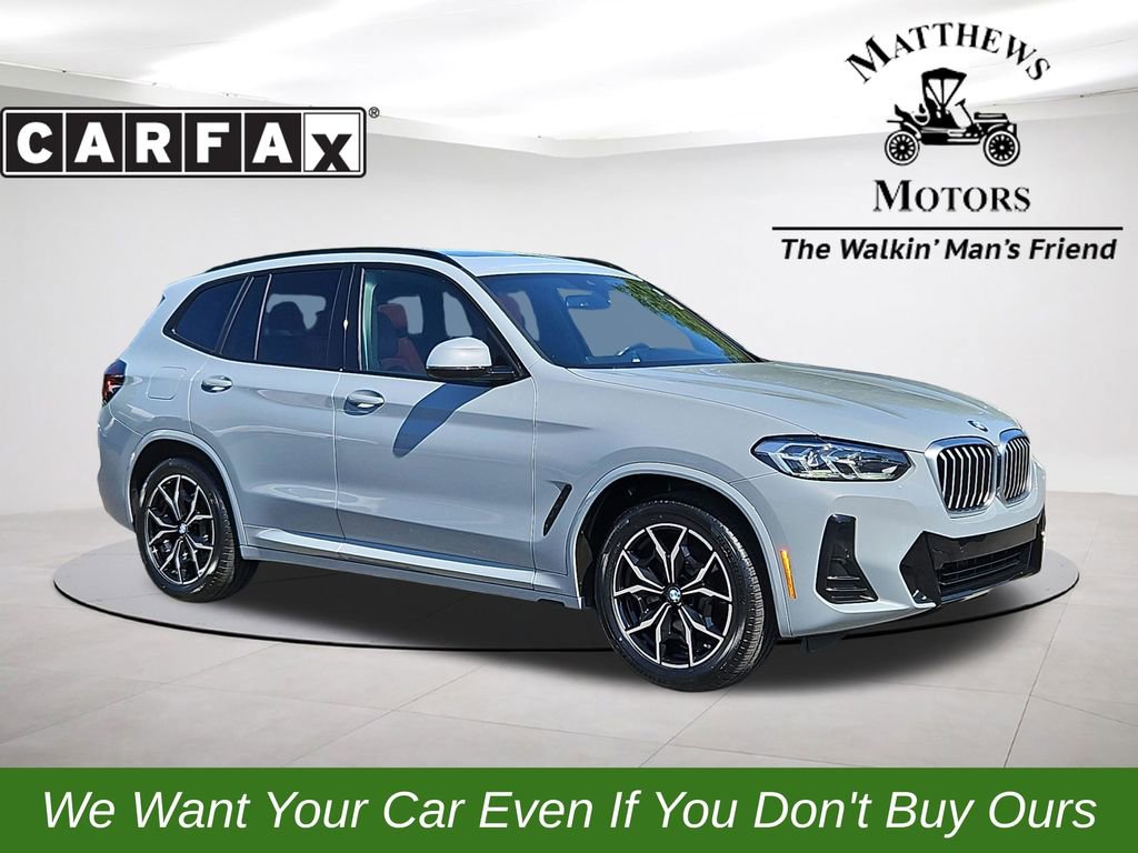 Used 2023 BMW X3 xDrive30i w/ M Sport Package AWD/4WD image 1