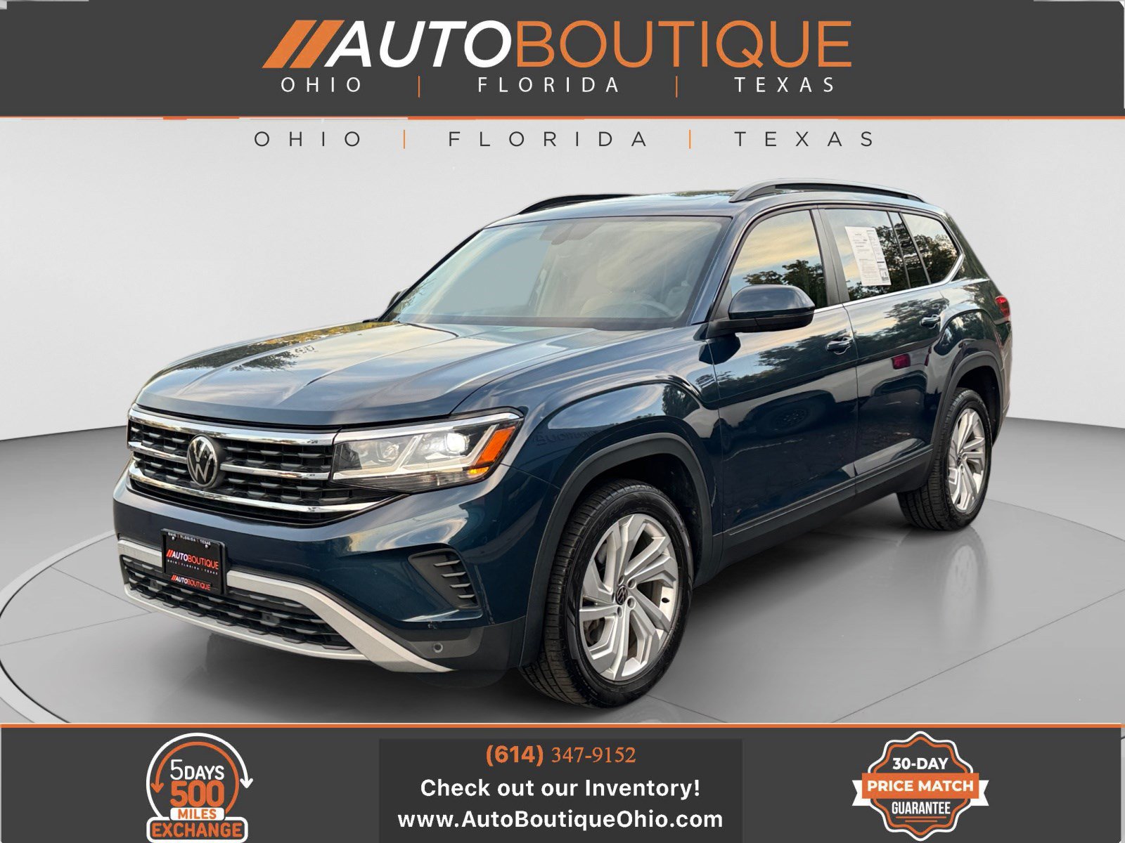 Used 2021 Volkswagen Atlas SE w/ Panoramic Sunroof Package