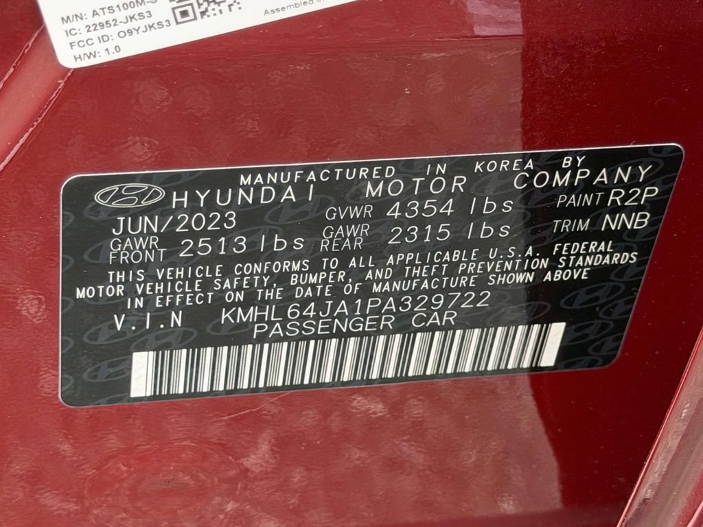 Certified 2023 Hyundai Sonata SEL FWD image 19