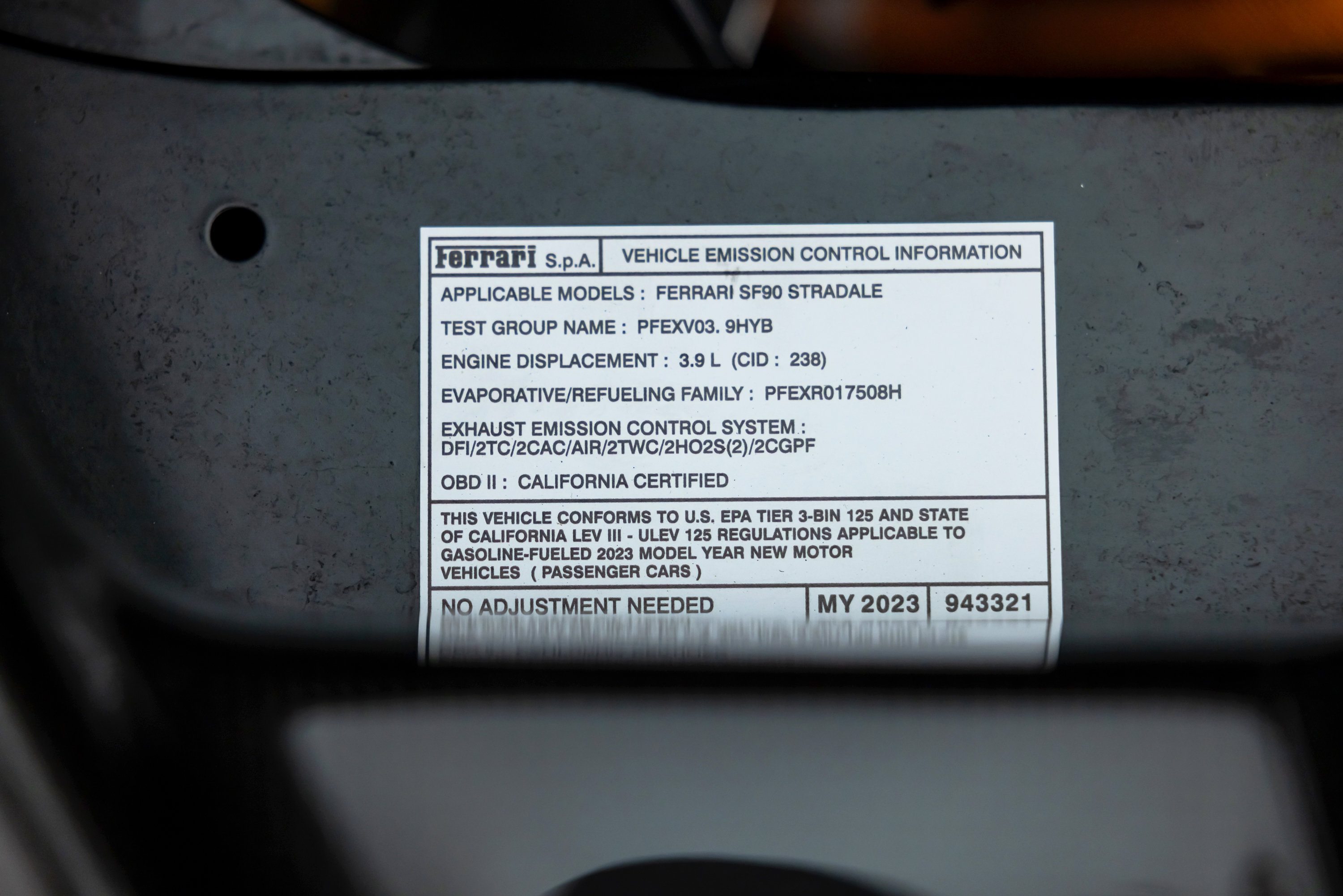 Certified 2023 Ferrari SF90 Stradale AWD/4WD image 42
