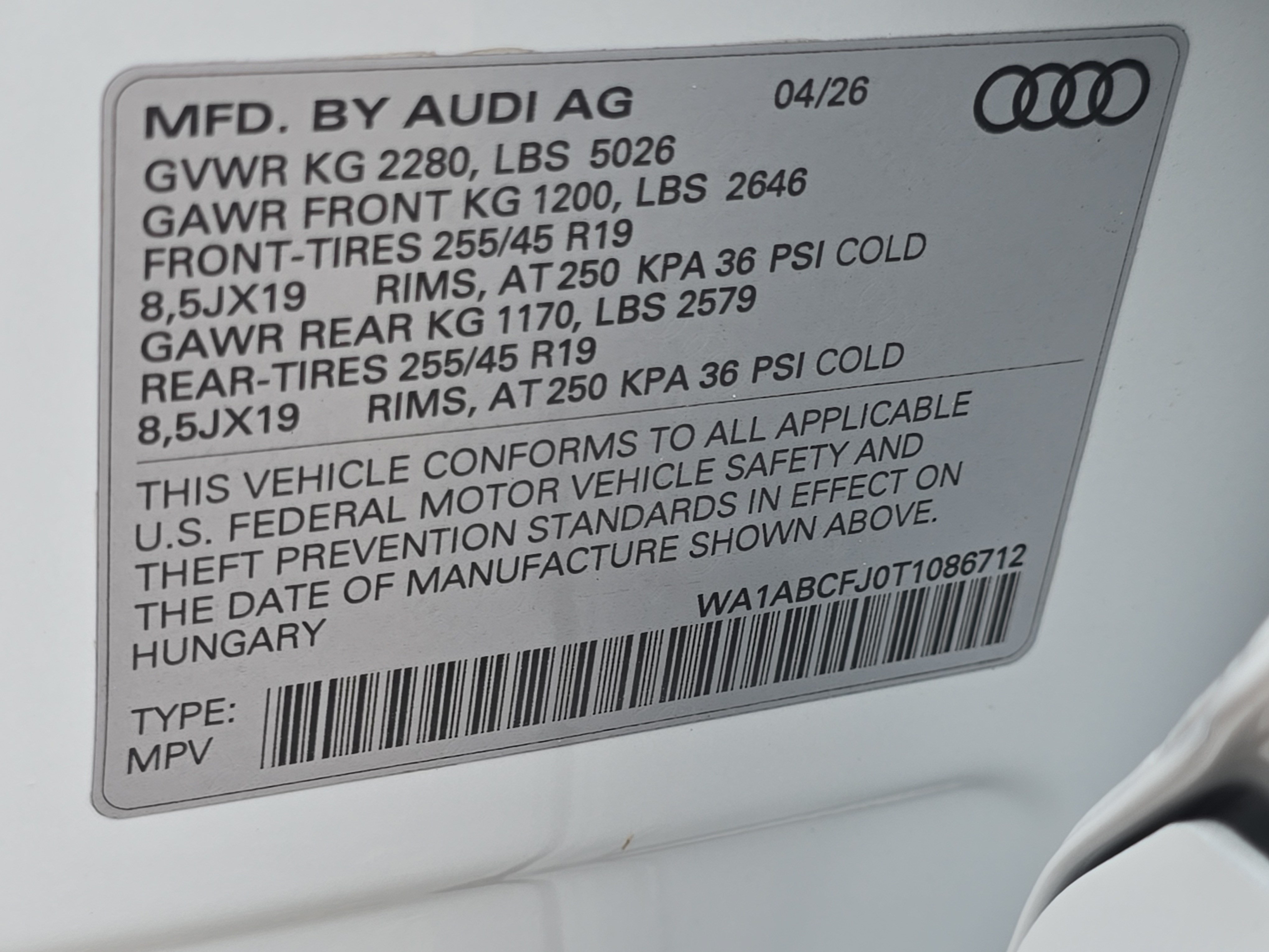 New 2026 Audi Q3 quattro 2.0T AWD/4WD image 36