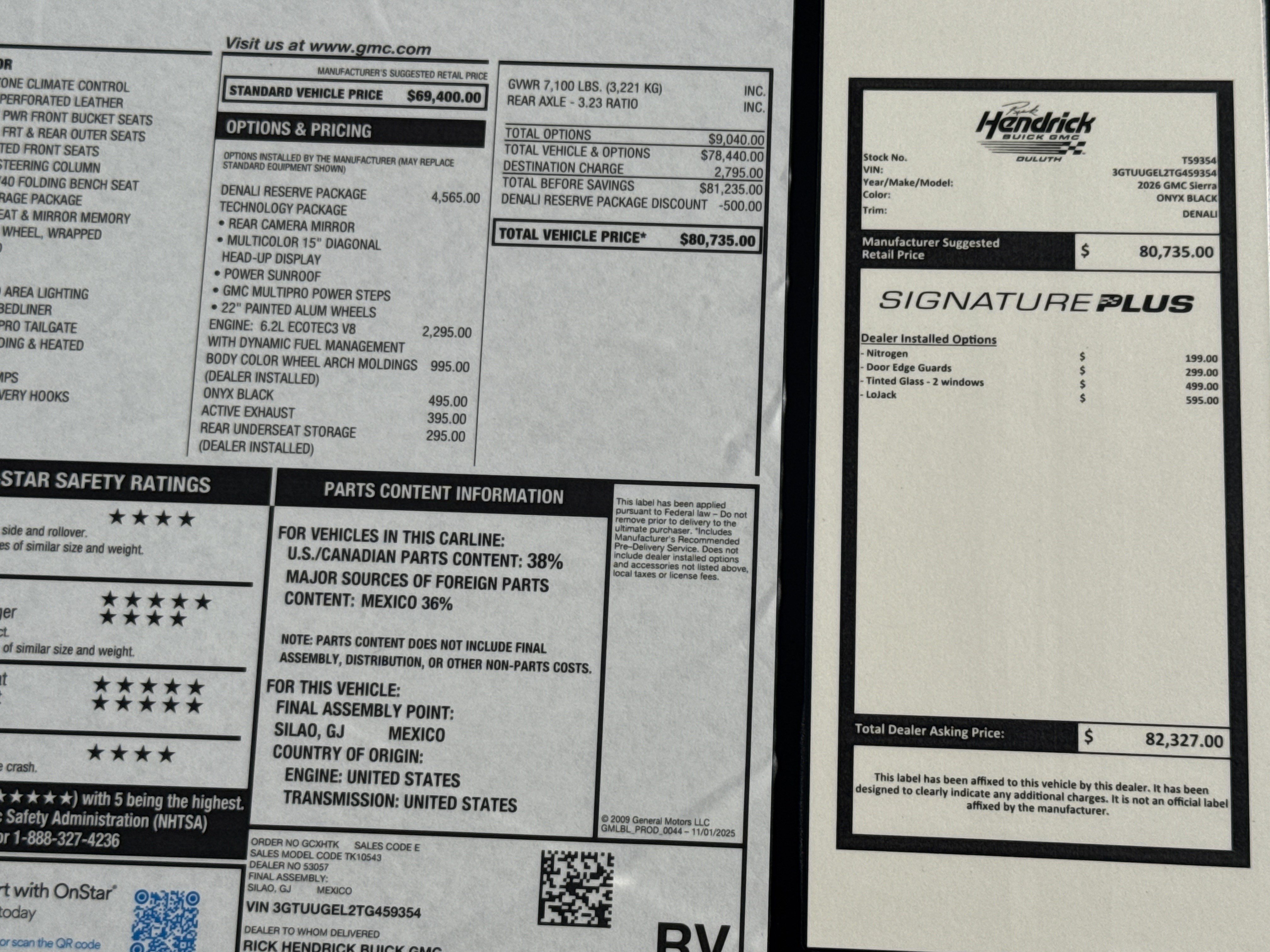 New 2026 GMC Sierra 1500 Denali w/ Denali Reserve Package AWD/4WD image 36