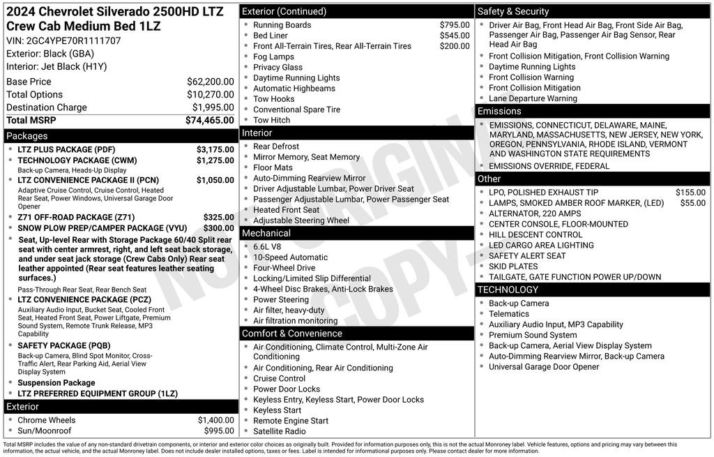 Used 2024 Chevrolet Silverado 2500 LTZ w/ LTZ Plus Package image 38