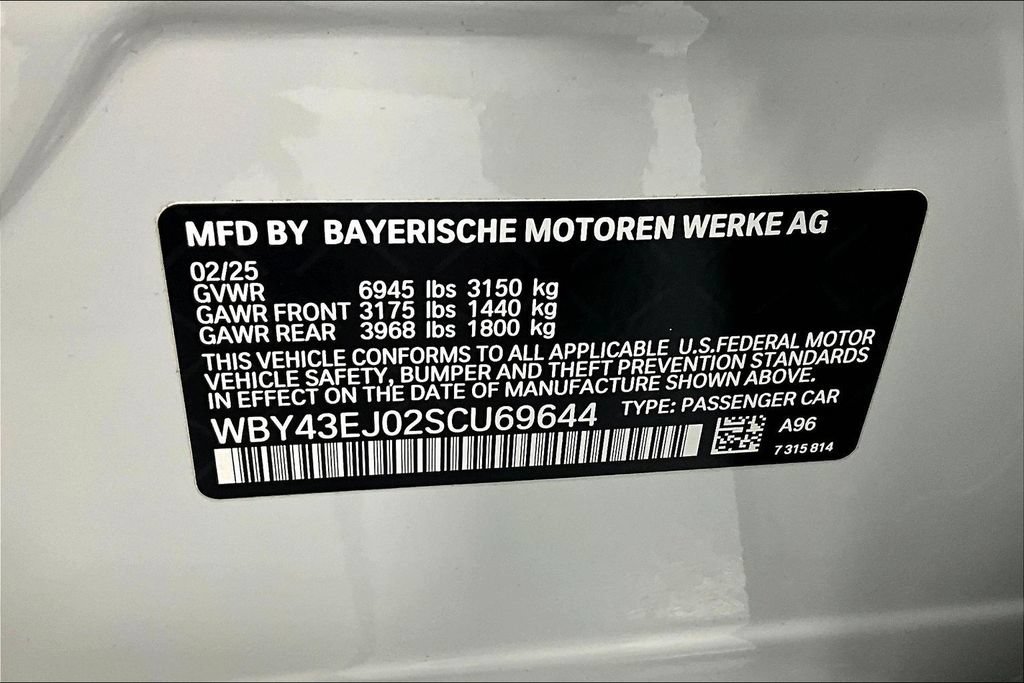 New 2025 BMW i7 eDrive50 RWD image 25