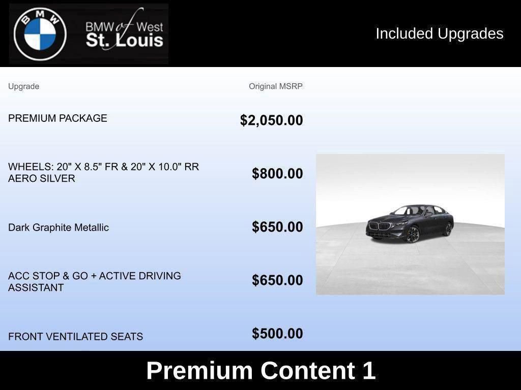 Used 2025 BMW 530i xDrive w/ Premium Package image 81