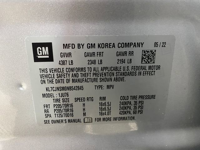 Certified 2022 Chevrolet Trax LS w/ Tint and Cruise Package image 33