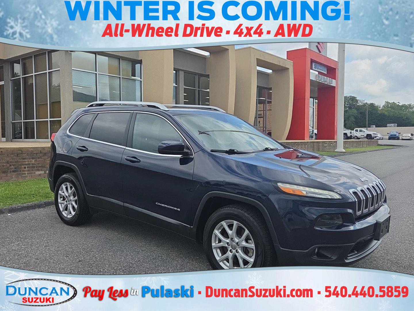 Used 2016 Jeep Cherokee Latitude AWD/4WD image 1