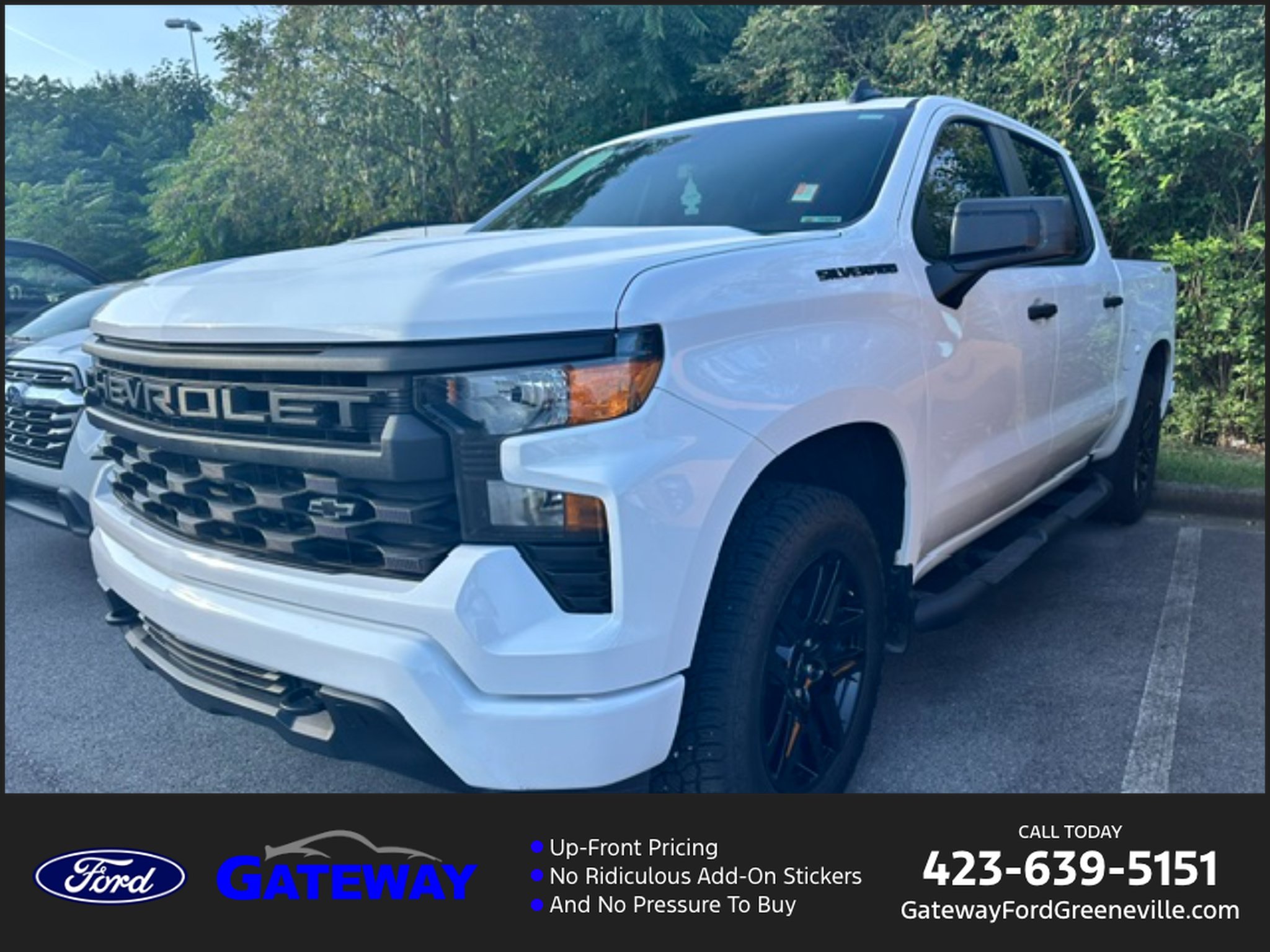 Used 2024 Chevrolet Silverado 1500 Custom w/ Turbomax Blackout Package