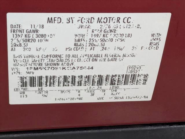 Used 2019 Ford Explorer XLT w/ Equipment Group 202A image 27