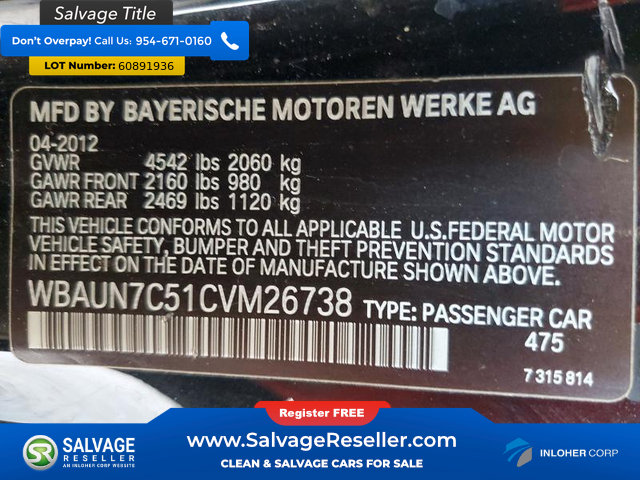 Used 2012 BMW 135i Convertible RWD image 16
