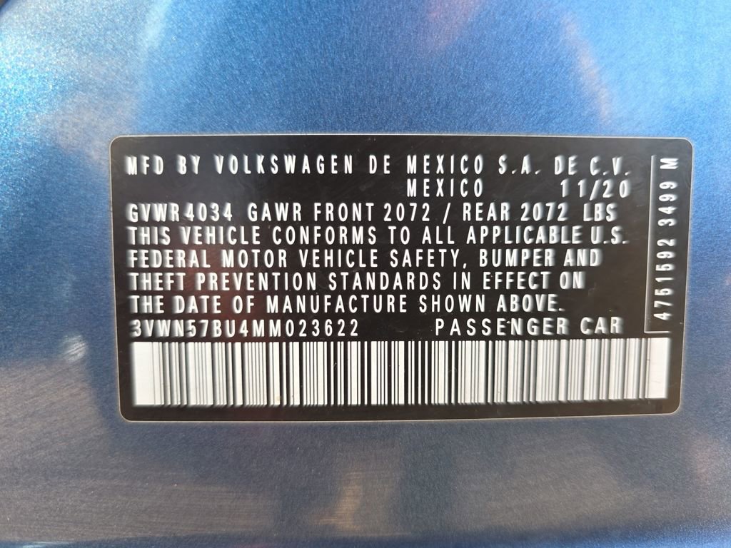 Used 2021 Volkswagen Jetta S w/ Driver Assistance Package FWD image 30