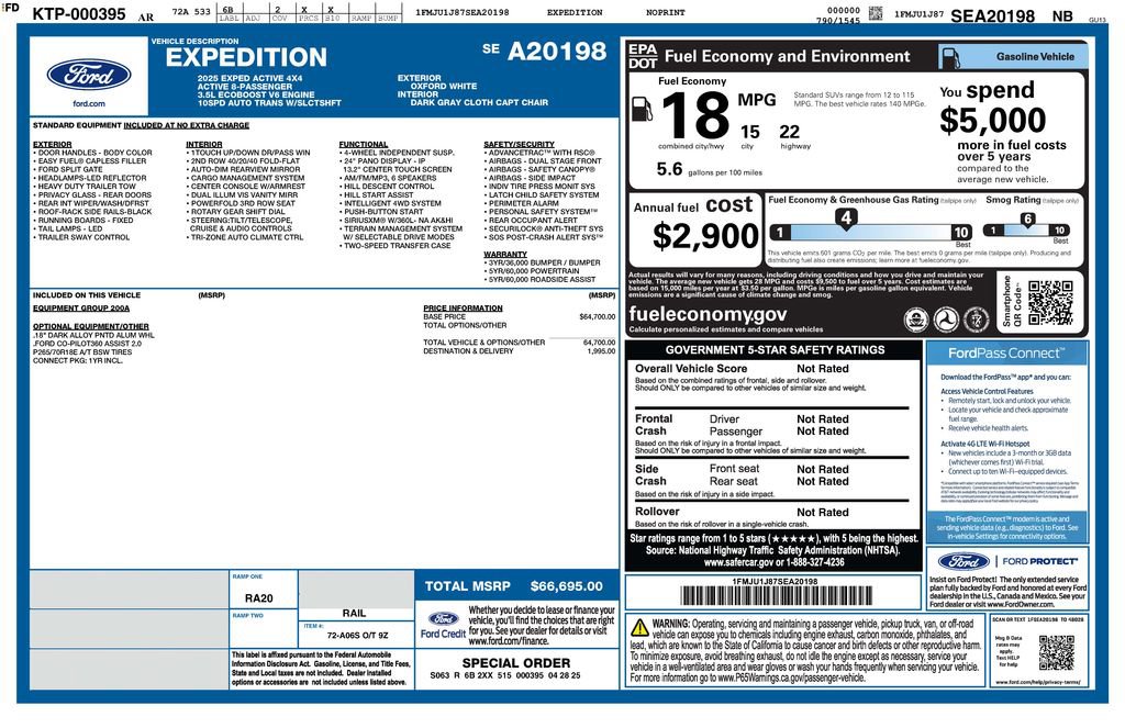 Used 2025 Ford Expedition Active image 2